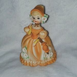 Lefton Vintage Japan Ceramic Southern Belle Figurine